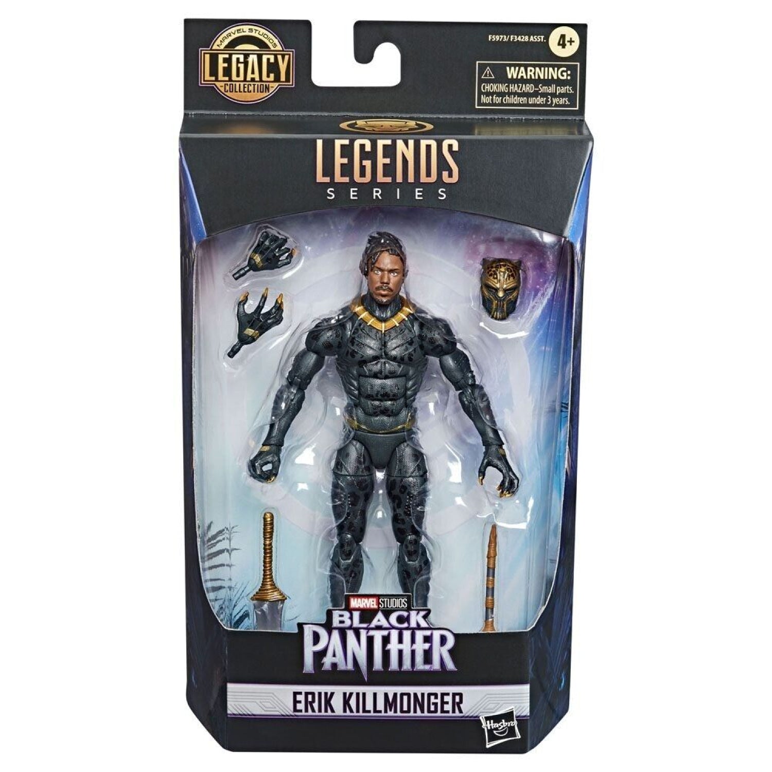 Marvel Legends Legacy Collection Black Panther - Erik Killmonger Action Figure Toys & Games:Action Figures Accessories:Action