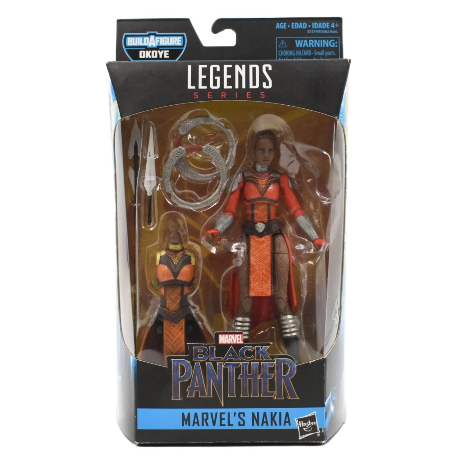 Marvel Legends Okoye BAF Black Panther Series Nakia Action Figure
