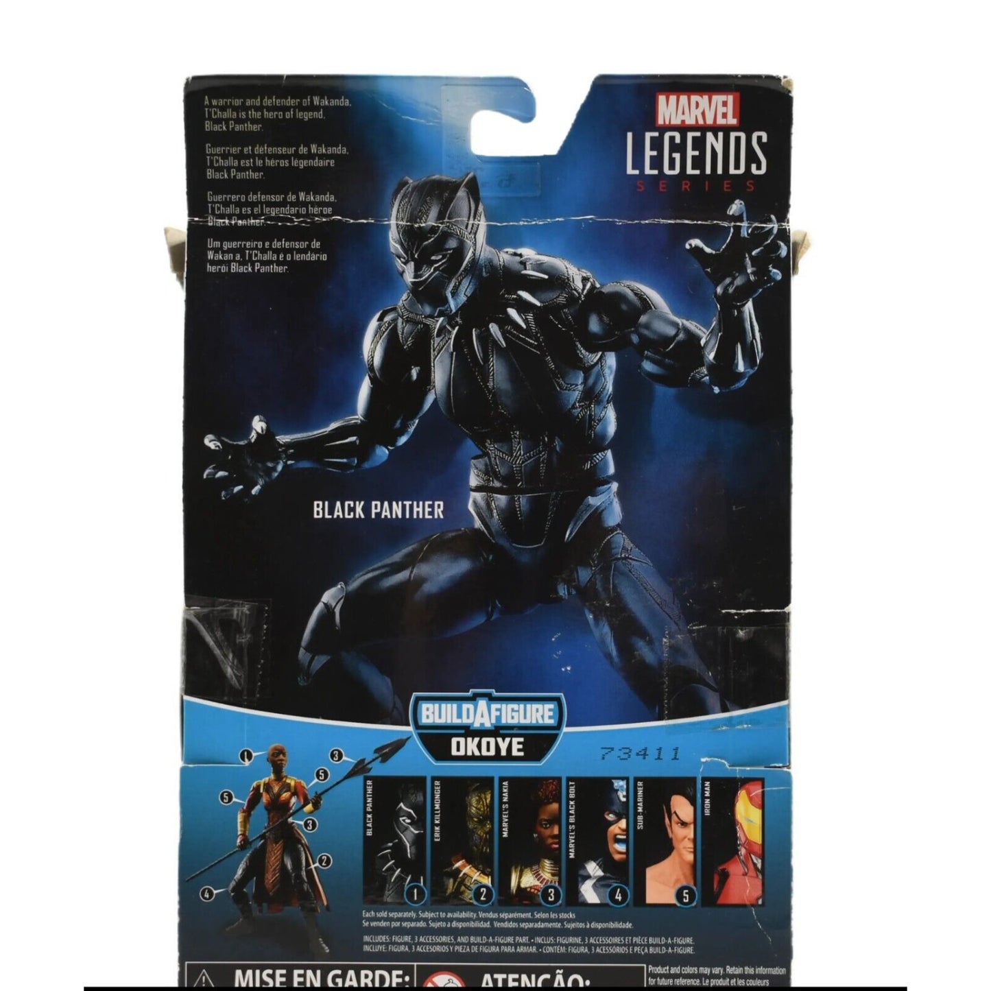 Marvel Legends Okoye BAF Series - Black Panther Action Figure - Toys & Games:Action Figures & Accessories:Action Figures