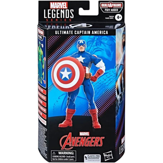 Marvel Legends Puff Adder BAF Wave - Ultimate Captain America Action Figure - Toys & Games:Action Figures & Accessories:Action Figures