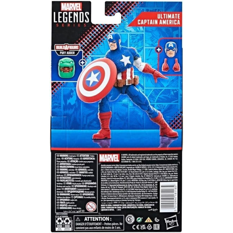 Marvel Legends Puff Adder BAF Wave - Ultimate Captain America Action Figure - Toys & Games:Action Figures & Accessories:Action Figures