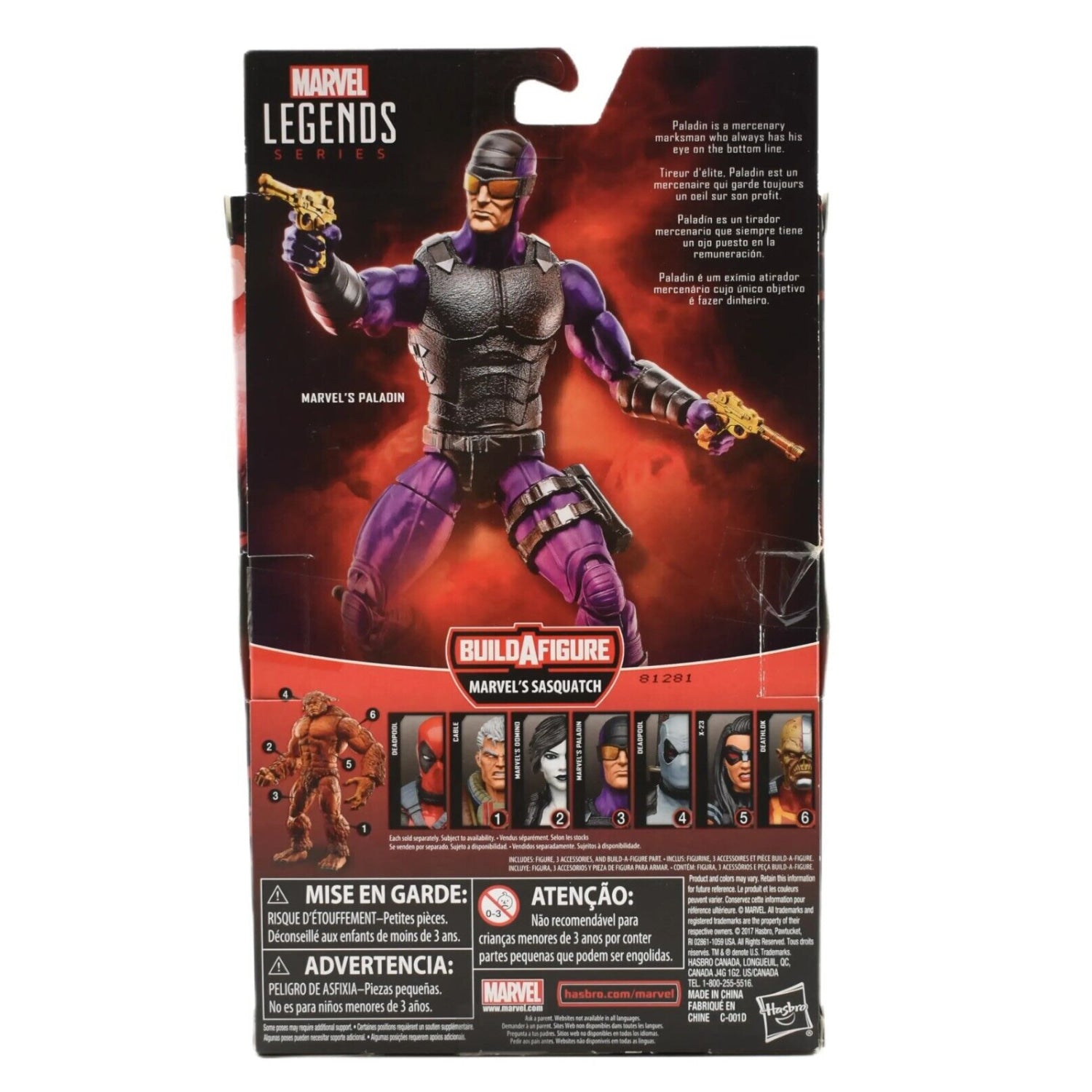 Marvel Legends Sasquatch BAF Deadpool Series - Paladin Action Figure - Toys & Games:Action Figures & Accessories:Action Figures