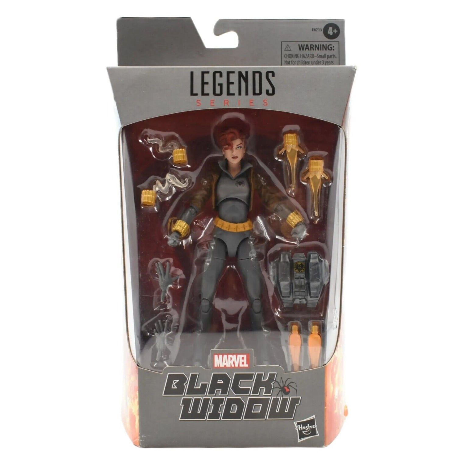 Marvel Legends Series - Black Widow (Grey Suit) Exclusive Action Figure - Toys & Games:Action Figures & Accessories:Action Figures