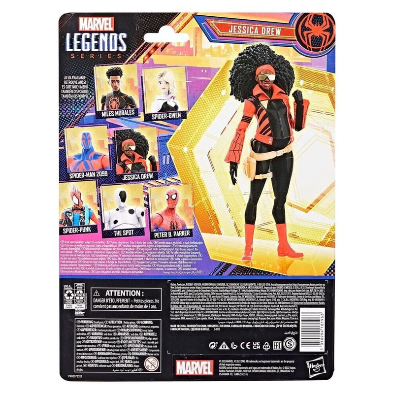 Marvel Legends Spider-Man: Across the Spider-Verse - Jessica Drew Action Figure - Toys & Games:Action Figures & Accessories:Action Figures