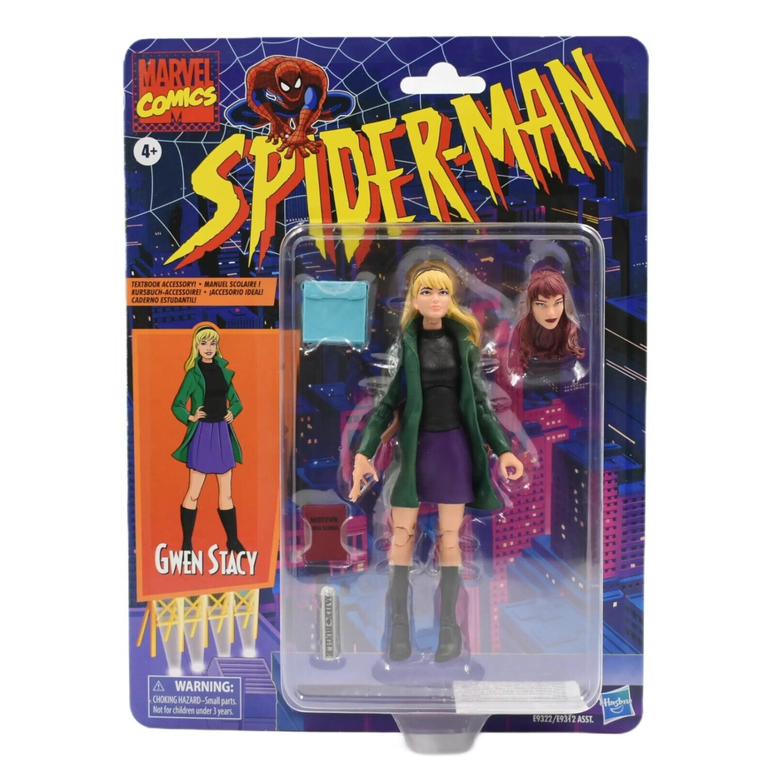 Marvel Legends Spider-Man Retro Wave - Gwen Stacy Action Figure - Toys & Games:Action Figures & Accessories:Action Figures