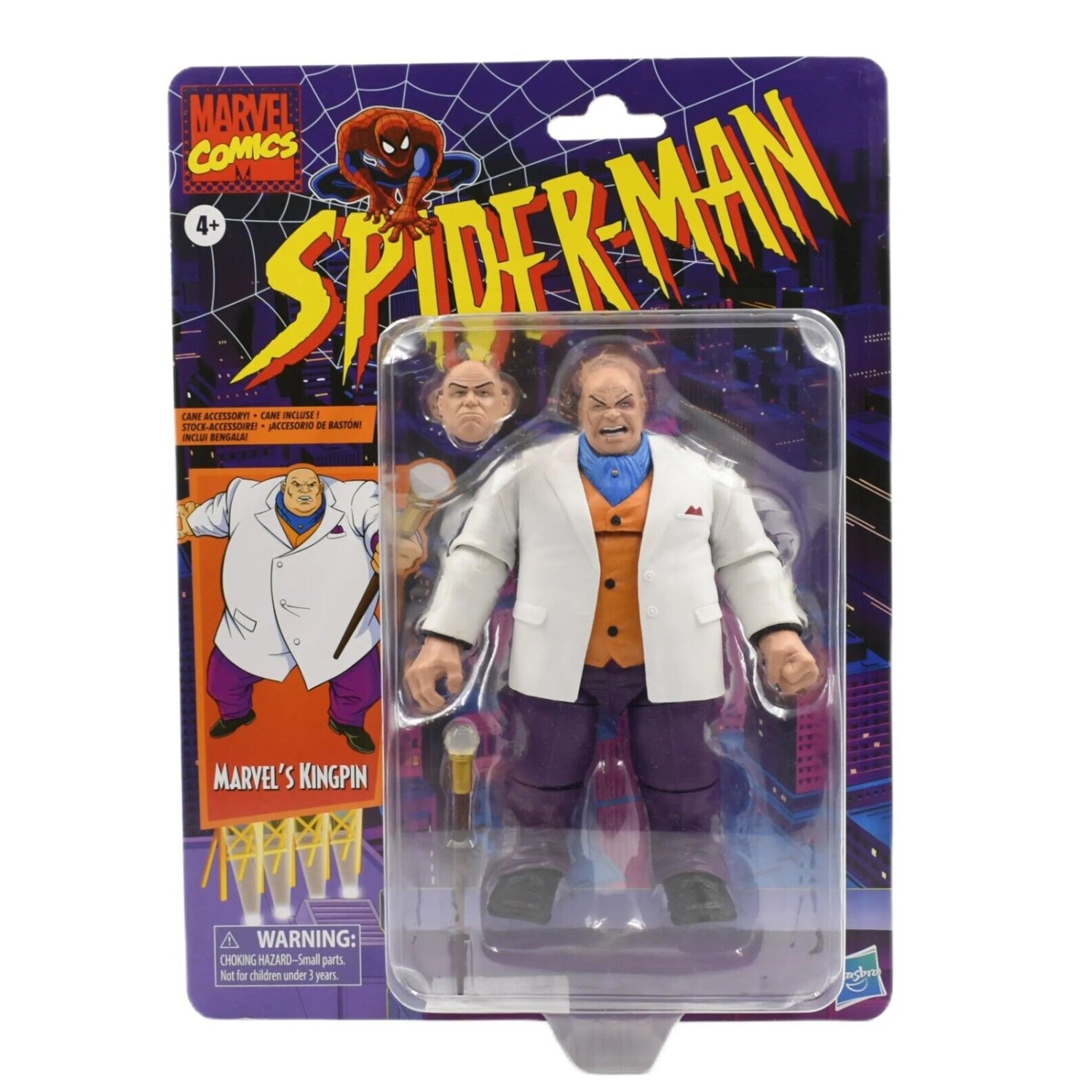 Marvel Legends Spider-Man Retro Wave - Kingpin Deluxe Action Figure - Toys & Games:Action Figures & Accessories:Action Figures