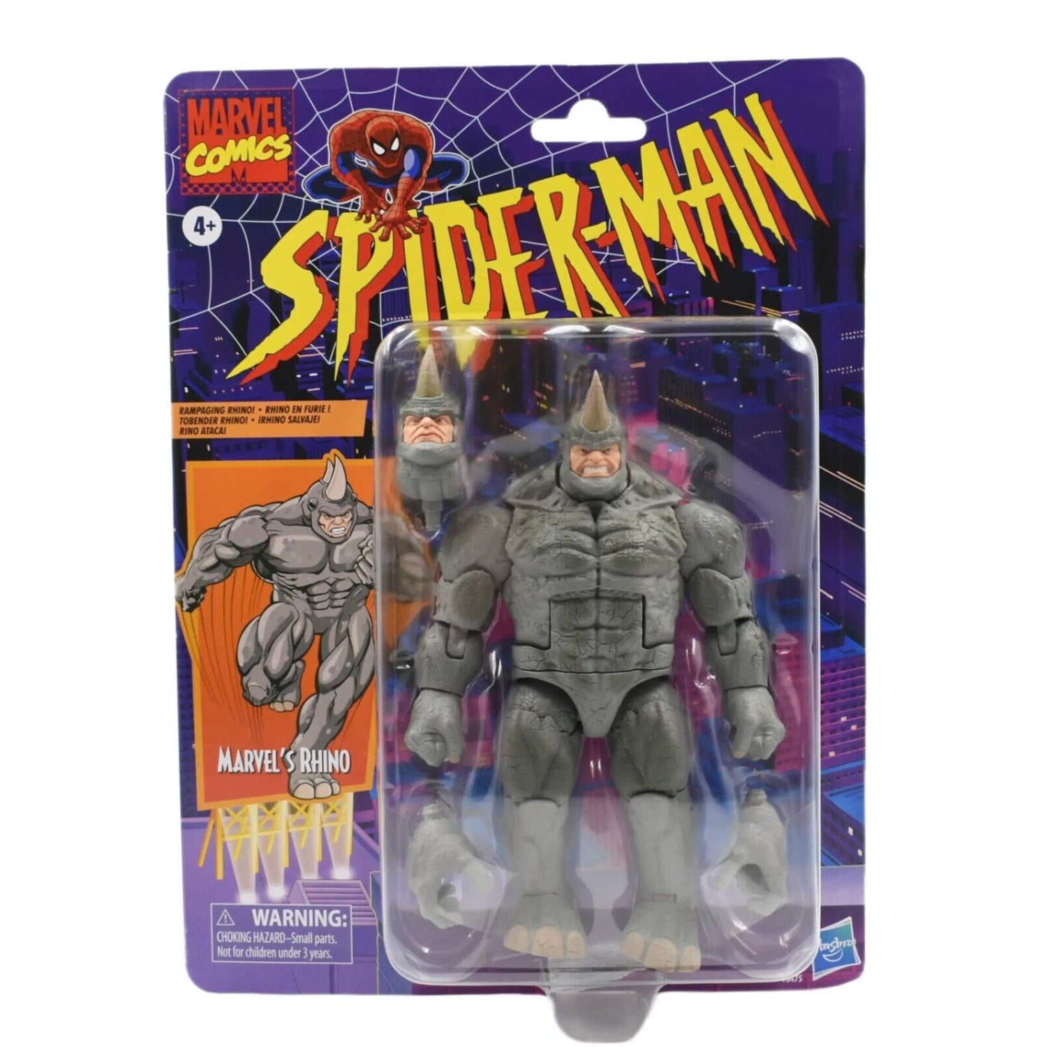 Marvel Legends Spider-Man Retro Wave - Rhino Deluxe Action Figure - Toys & Games:Action Figures & Accessories:Action Figures