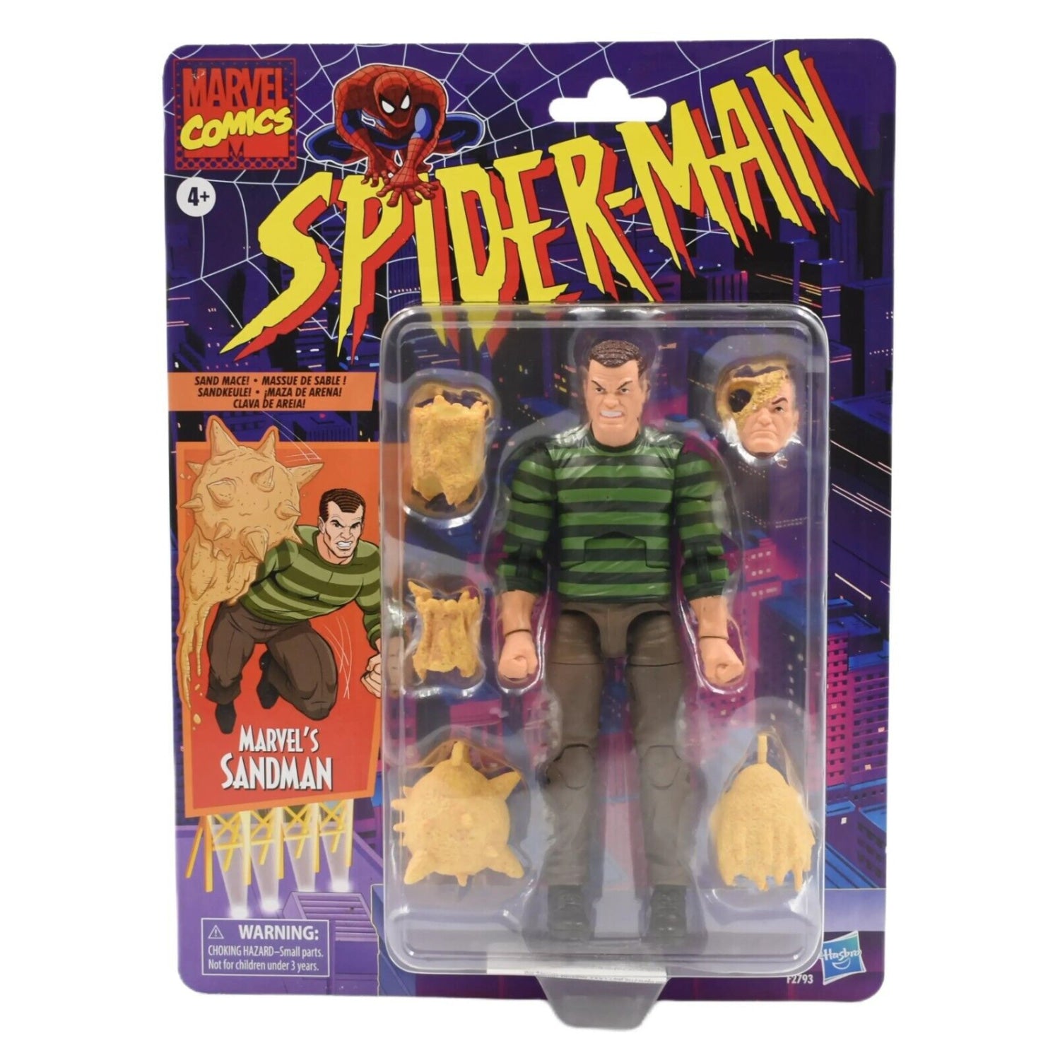 Marvel Legends Spider-Man Retro Wave - Sandman Action Figure - Toys & Games:Action Figures & Accessories:Action Figures