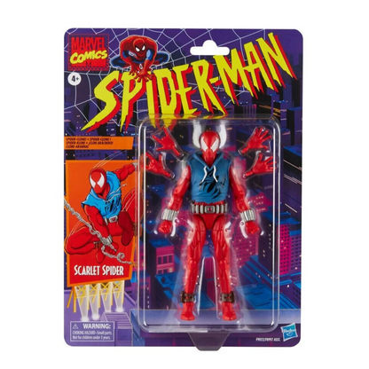 Marvel Legends Spider-Man Retro Wave - Scarlet Spider Action Figure - Toys & Games:Action Figures & Accessories:Action Figures