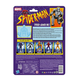 Marvel Legends Spider-Man Retro Wave Spider-Armor MK I Spider-Man Action Figure - Toys & Games:Action Figures & Accessories:Action Figures