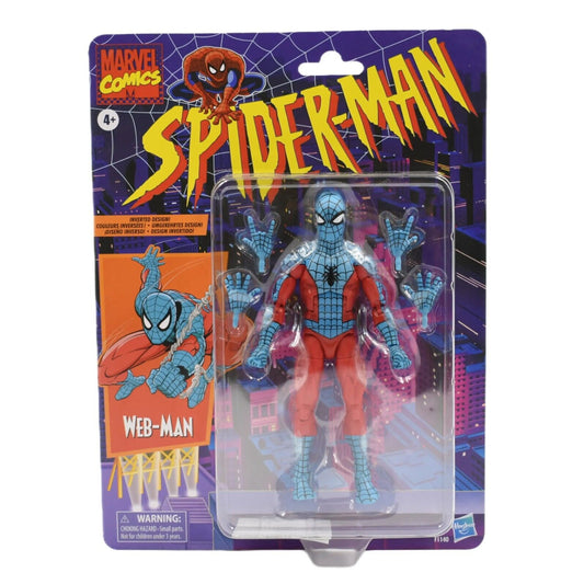 Marvel Legends Spider-Man Retro Wave - Web-Man Action Figure - Toys & Games:Action Figures & Accessories:Action Figures