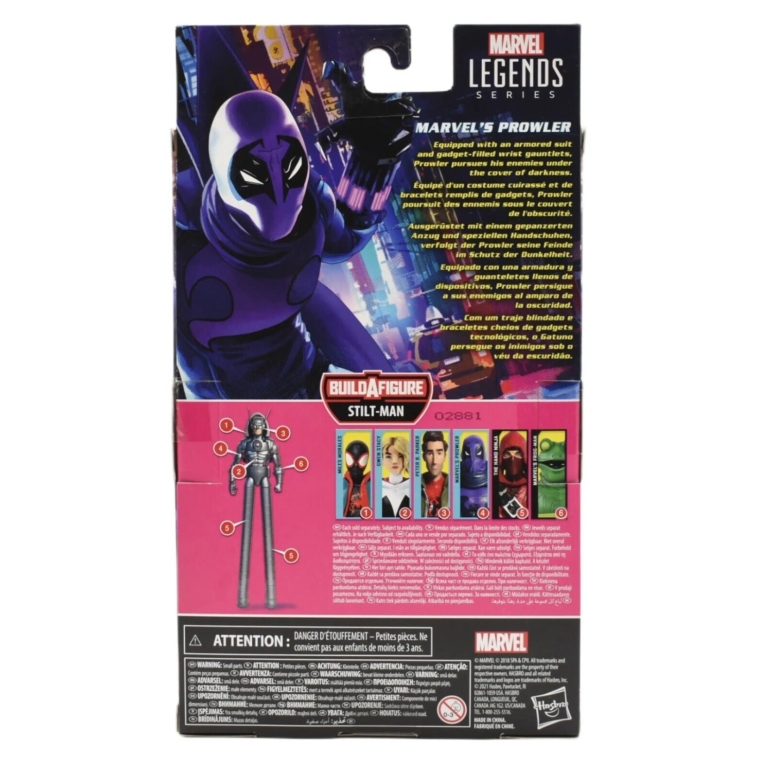 Marvel Legends Stilt-Man BAF Spider-Man Spider-Verse - Prowler Action Figure - Toys & Games:Action Figures & Accessories:Action Figures