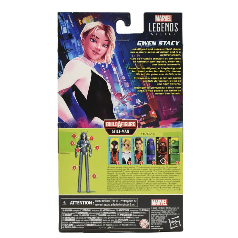Marvel Legends Stilt-Man BAF Spider-Man Spider-Verse - Gwen Stacy Action Figure - Toys & Games:Action Figures & Accessories:Action Figures
