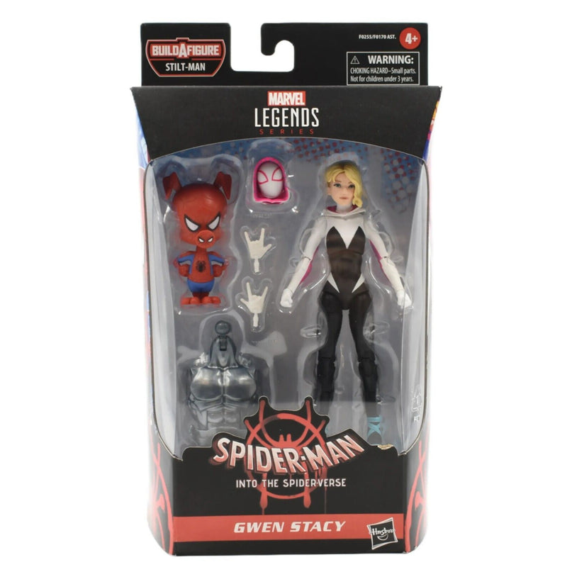Marvel Legends Stilt-Man BAF Spider-Man Spider-Verse - Gwen Stacy Action Figure - Toys & Games:Action Figures & Accessories:Action Figures
