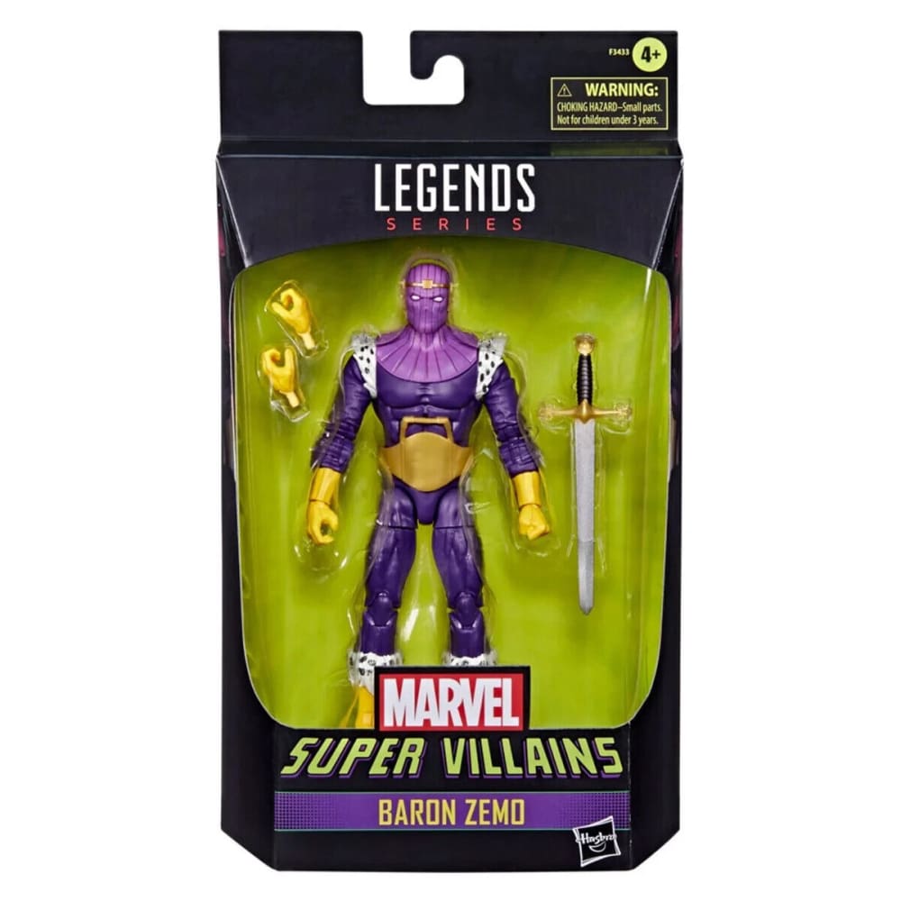 Marvel Legends Super Villains - Baron Zemo (Classic Comics) Action Figure - Toys & Games:Action Figures & Accessories:Action Figures