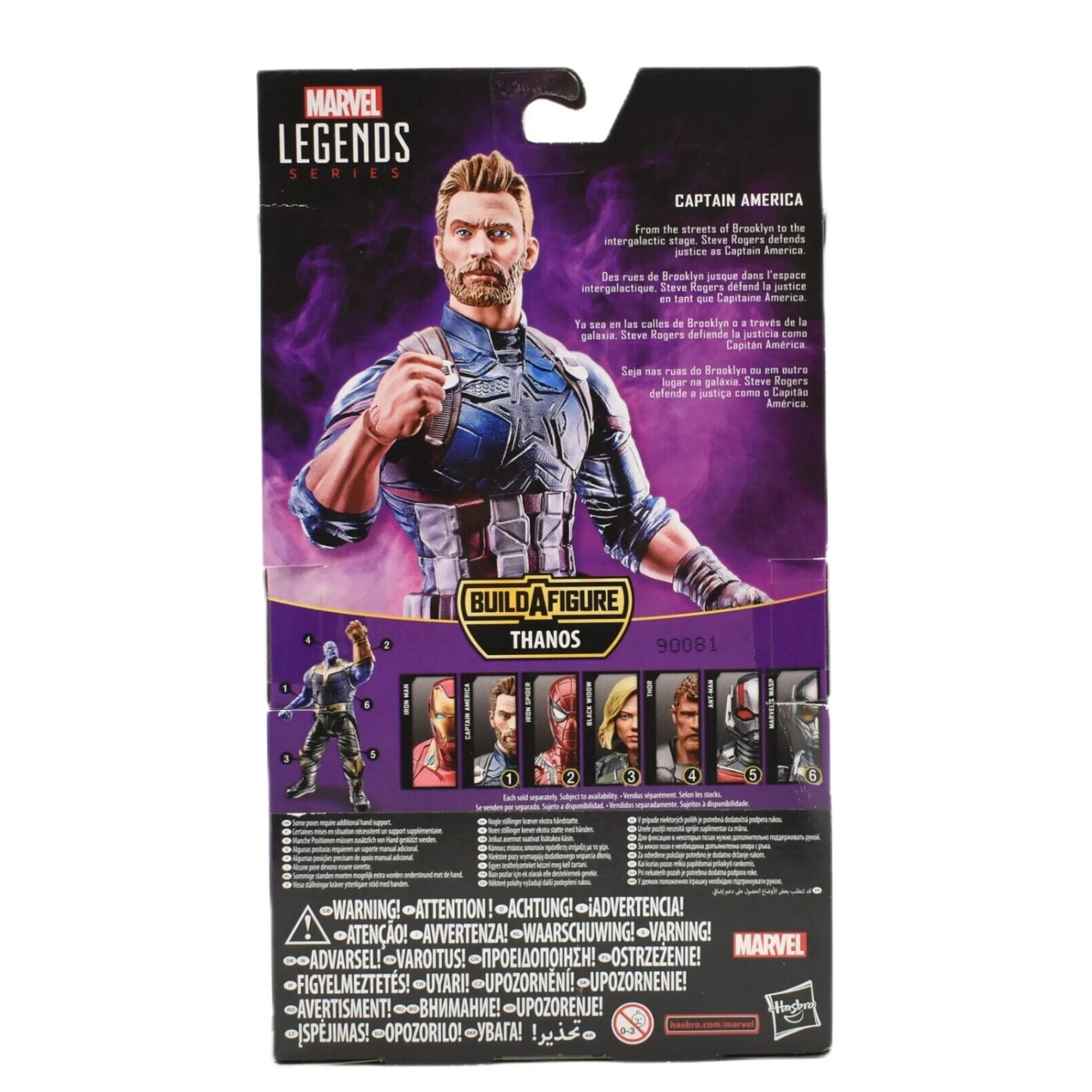 Marvel Legends Thanos BAF Avengers Infinity War - Captain America Action Figure - Toys & Games:Action Figures & Accessories:Action Figures