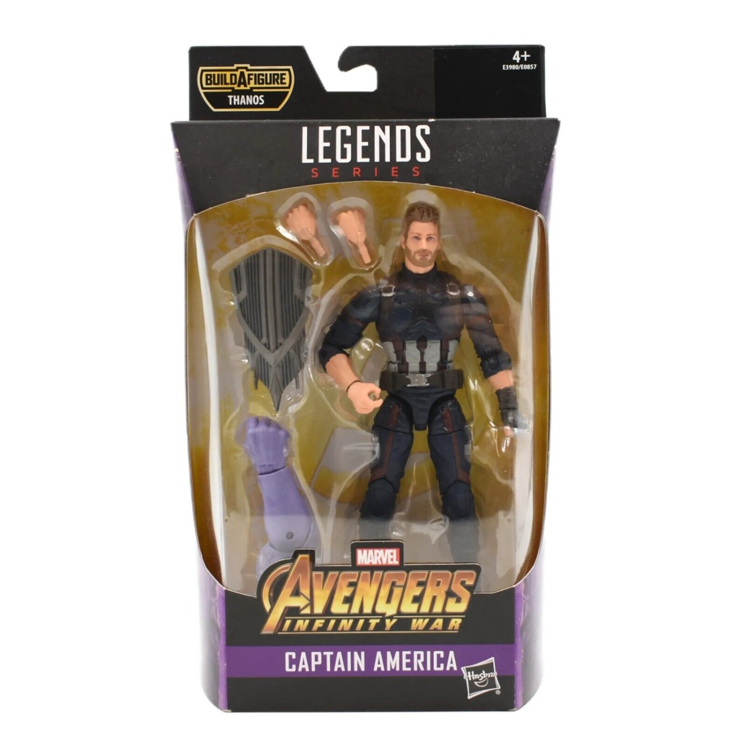 Marvel Legends Thanos BAF Avengers Infinity War - Captain America Action Figure - Toys & Games:Action Figures & Accessories:Action Figures