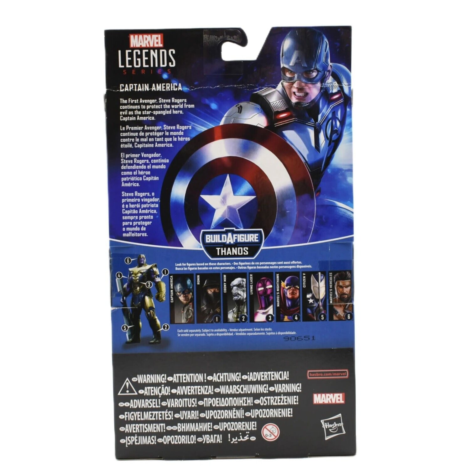 Marvel Legends Thanos BAF Avengers Series - Captain America Action Figure - Toys & Games:Action Figures & Accessories:Action Figures