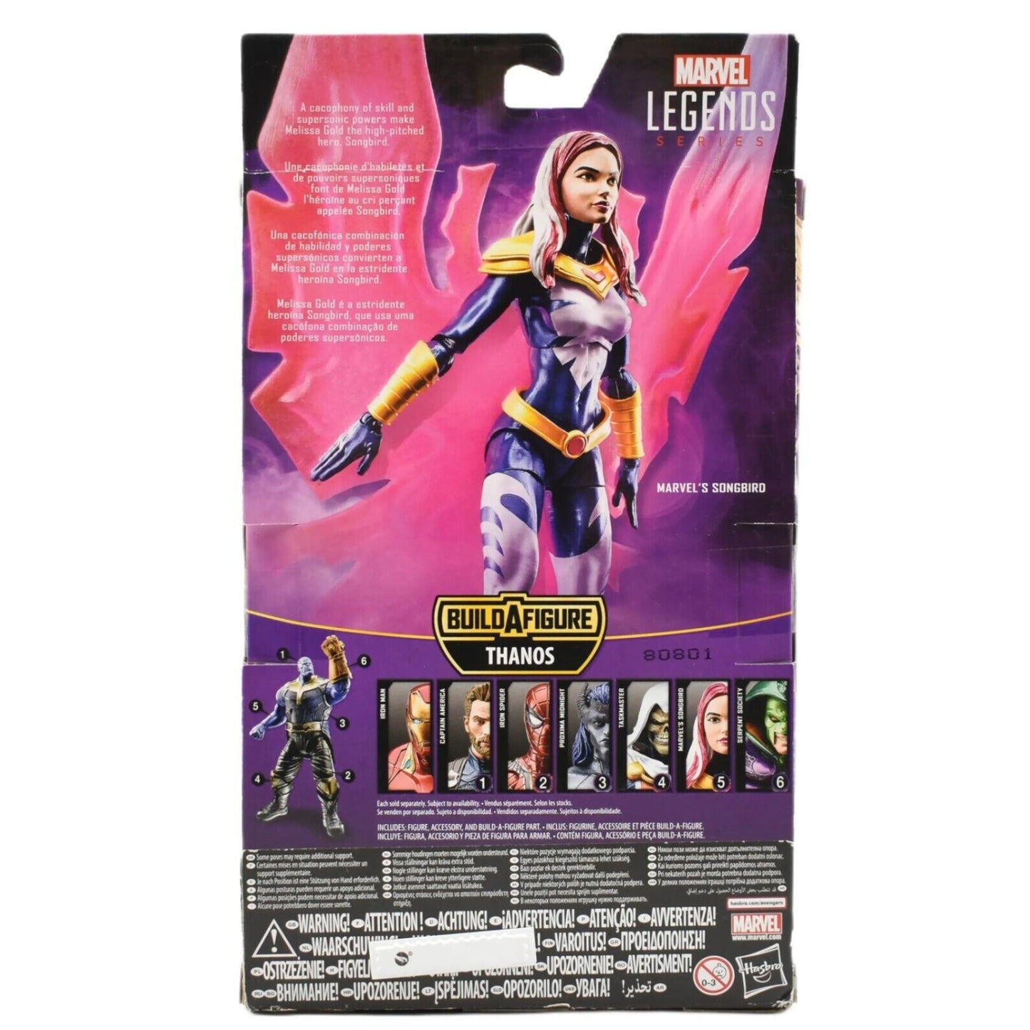 Marvel Legends Thanos BAF Avengers Series - Songbird Action Figure - Toys & Games:Action Figures & Accessories:Action Figures