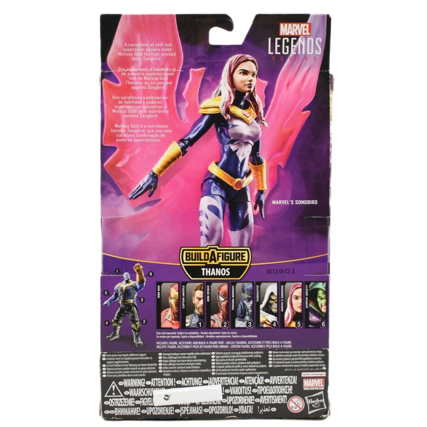 Marvel Legends Thanos BAF Avengers Series - Songbird Action Figure - Toys & Games:Action Figures & Accessories:Action Figures