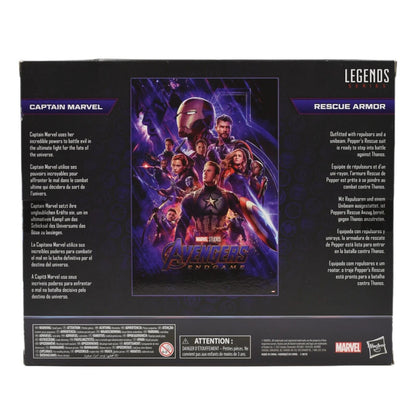 Marvel Legends Infinity Saga Captain Marvel & Rescue Armor Action Figure 2-Pack - Toys & Games:Action Figures & Accessories:Action Figures