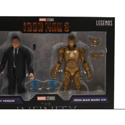 Marvel Legends Infinity Saga - Happy Hogan & Iron Man Mark XXI Figure 2-Pack - Toys & Games:Action Figures & Accessories:Action Figures