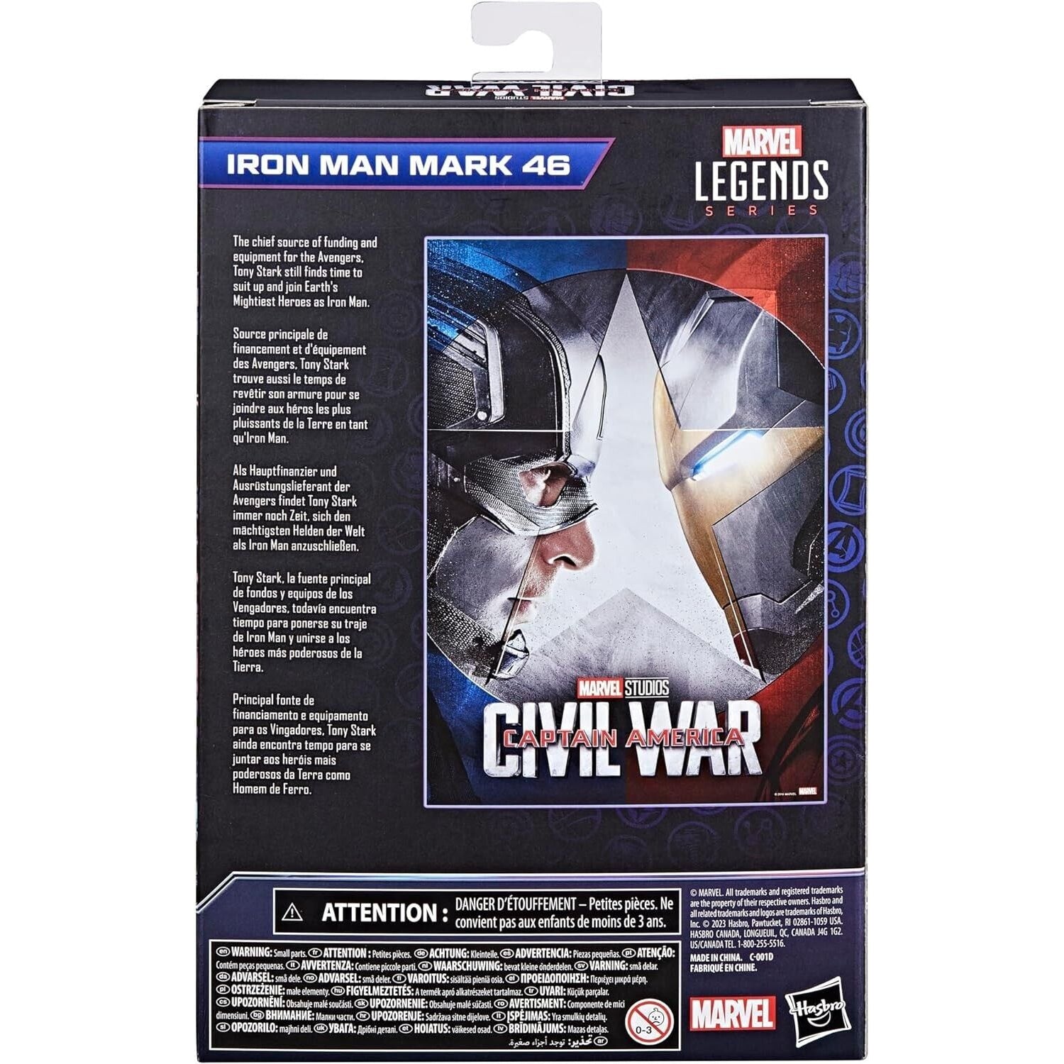 Marvel Legends The Infinity Saga - Iron Man Mark 46 Action Figure - Toys & Games:Action Figures & Accessories:Action Figures
