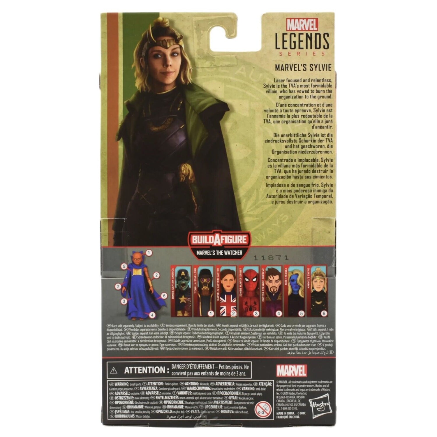 Marvel Legends The Watcher BAF Loki Series - Sylvie Action Figure - Toys & Games:Action Figures & Accessories:Action Figures
