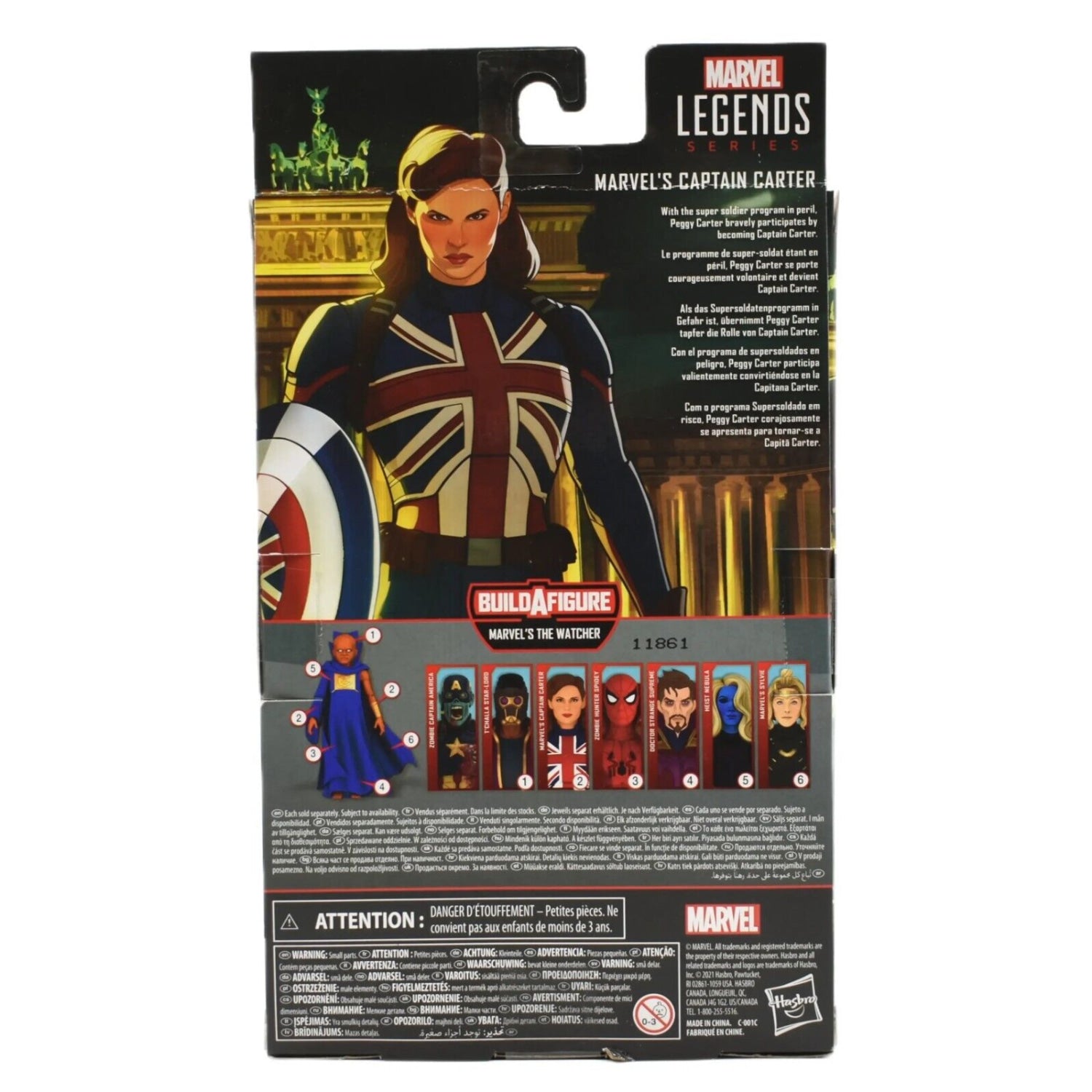 Marvel Legends The Watcher BAF What If...? - Captain Carter Action Figure - Toys & Games:Action Figures & Accessories:Action Figures