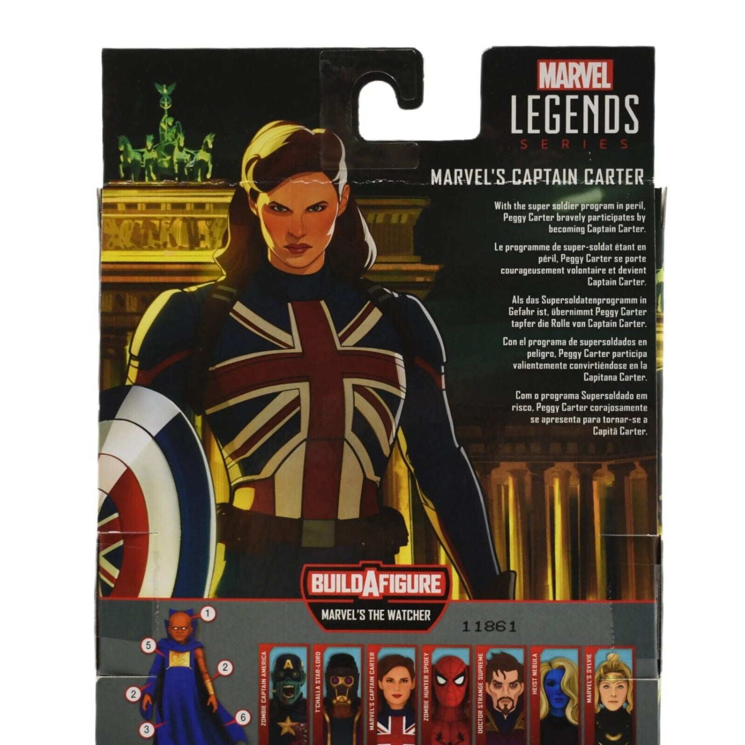 Marvel Legends The Watcher BAF What If...? - Captain Carter Action Figure - Toys & Games:Action Figures & Accessories:Action Figures