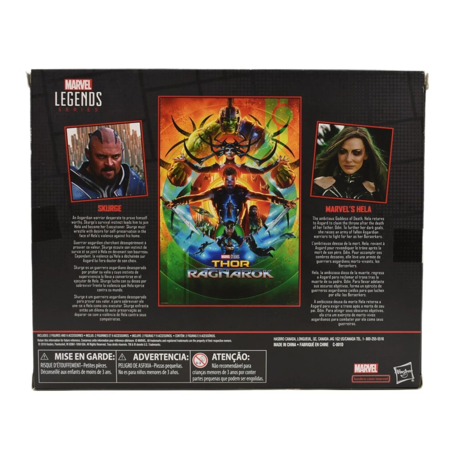 Marvel Legends Thor Ragnarok - Skurge & Hela Action Figure 2-Pack - Toys & Games:Action Figures & Accessories:Action Figures