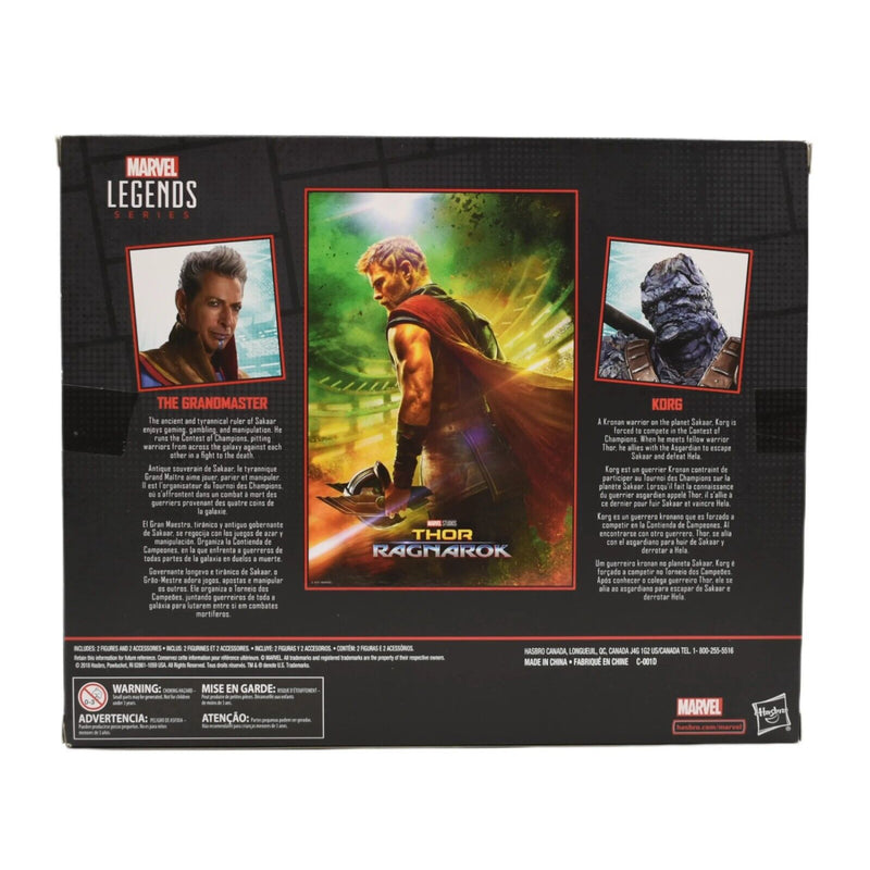 Marvel Legends Thor Ragnarok - The Grandmaster & Korg Action Figure 2-Pack - Toys & Games:Action Figures & Accessories:Action Figures