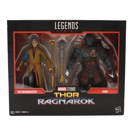 Marvel Legends Thor Ragnarok - The Grandmaster & Korg Action Figure 2-Pack - Toys & Games:Action Figures & Accessories:Action Figures