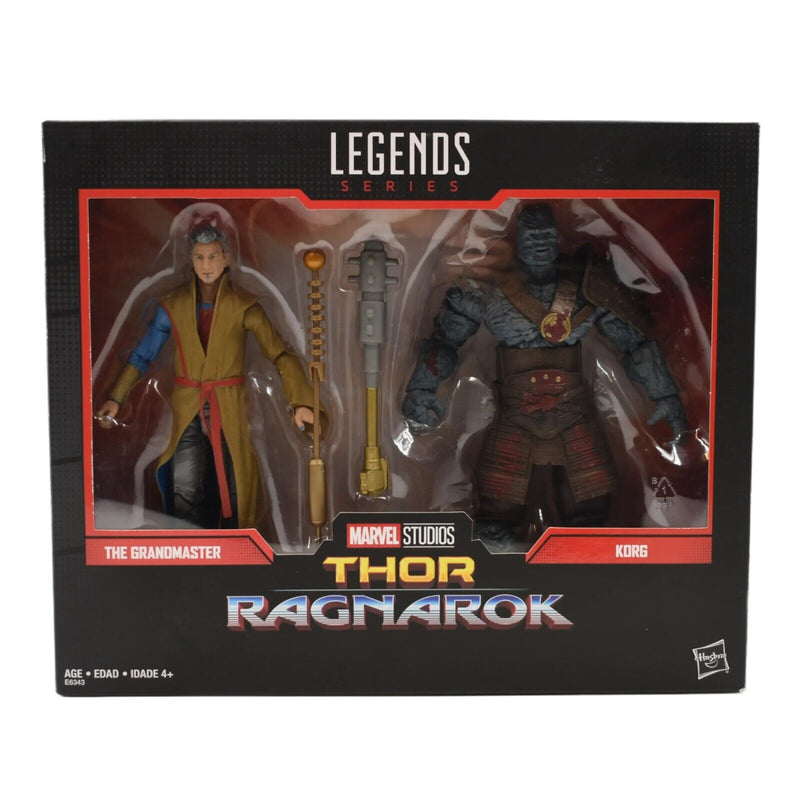 Marvel Legends Thor Ragnarok - The Grandmaster & Korg Action Figure 2-Pack - Toys & Games:Action Figures & Accessories:Action Figures