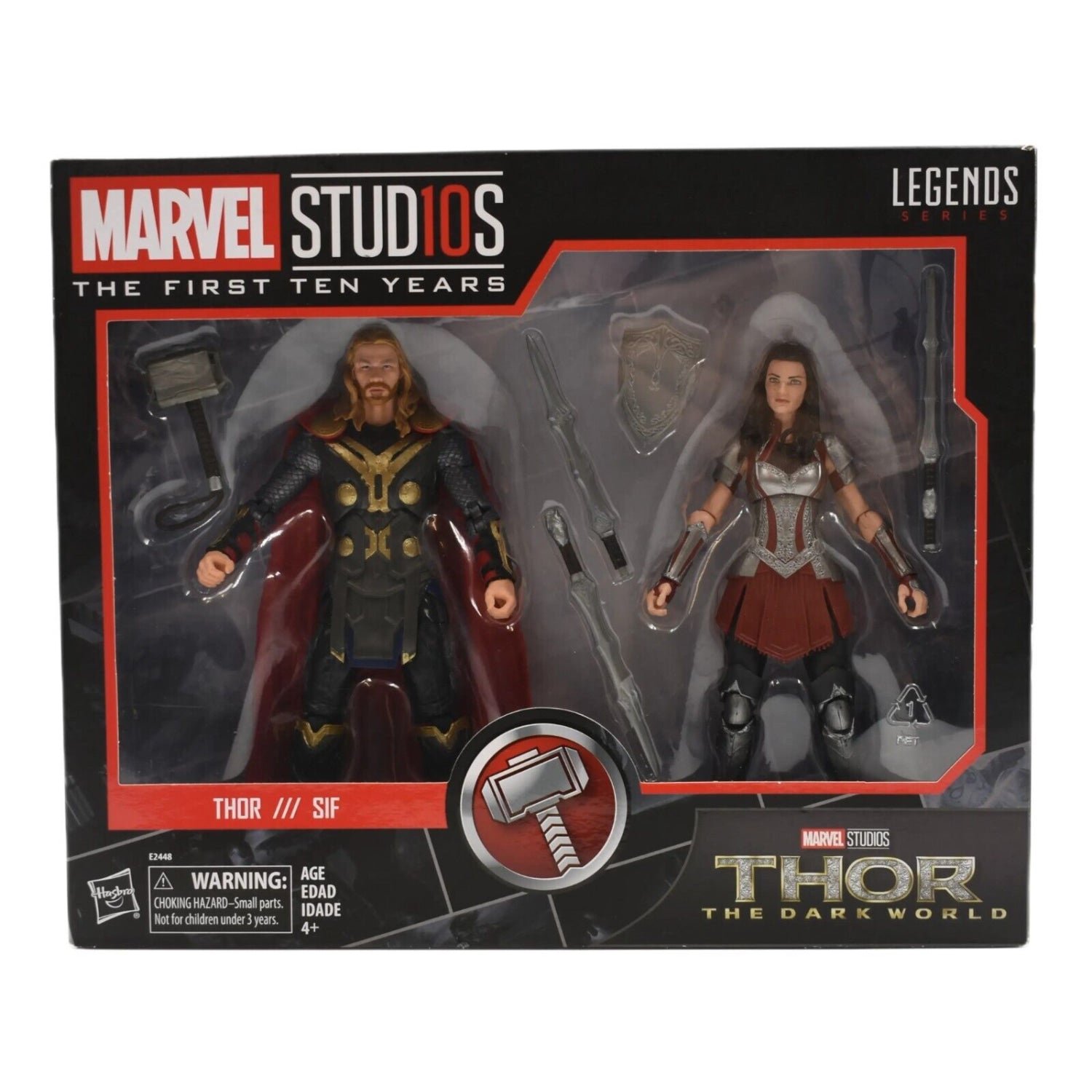 Marvel Legends Thor The Dark World - Thor & Sif Action Figure 2-Pack - Toys & Games:Action Figures & Accessories:Action Figures