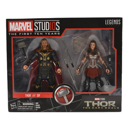 Marvel Legends Thor The Dark World - Thor & Sif Action Figure 2-Pack - Toys & Games:Action Figures & Accessories:Action Figures