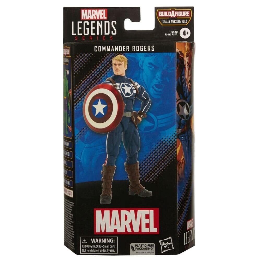 Marvel Legends Totally Awesome Hulk BAF - Commander Rogers Action Figure - Toys & Games:Action Figures & Accessories:Action Figures