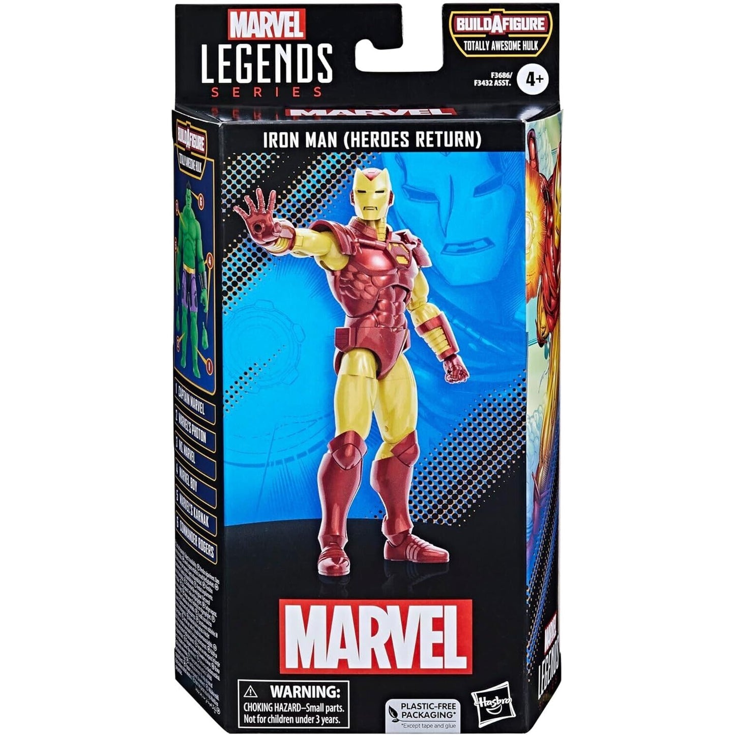 Marvel Legends Totally Awesome Hulk BAF - Iron Man (Heroes Return) Action Figure - Toys & Games:Action Figures & Accessories:Action Figures