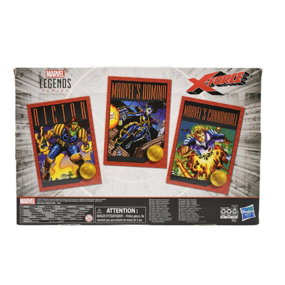 Marvel Legends X-Force - Rictor Domino & Cannonball Action Figure 3-Pack - Toys & Games:Action Figures & Accessories:Action Figures