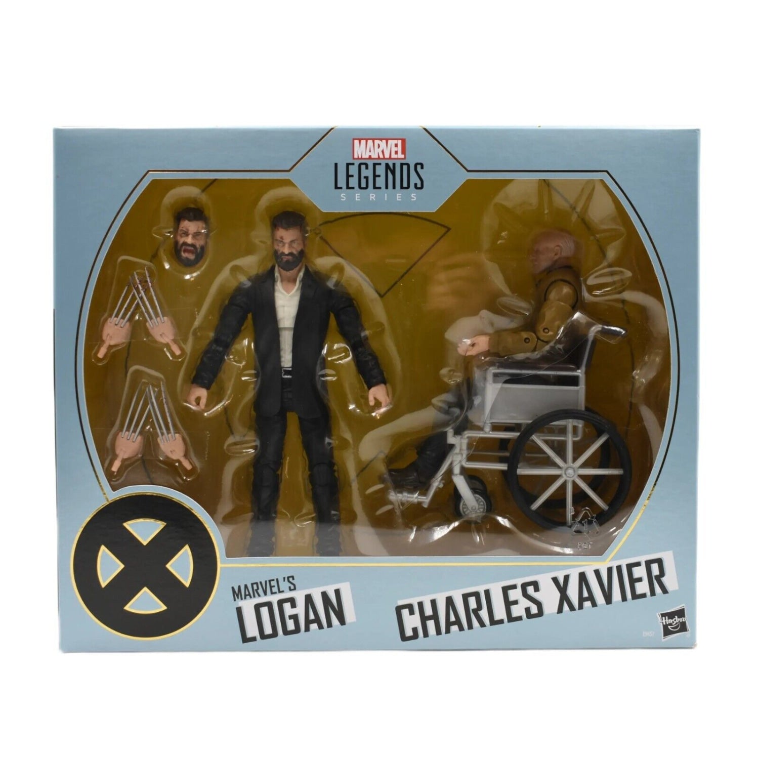 Marvel Legends X-Men Series - Logan & Charles Xavier Action Figure 2-Pack - Toys & Games:Action Figures & Accessories:Action Figures