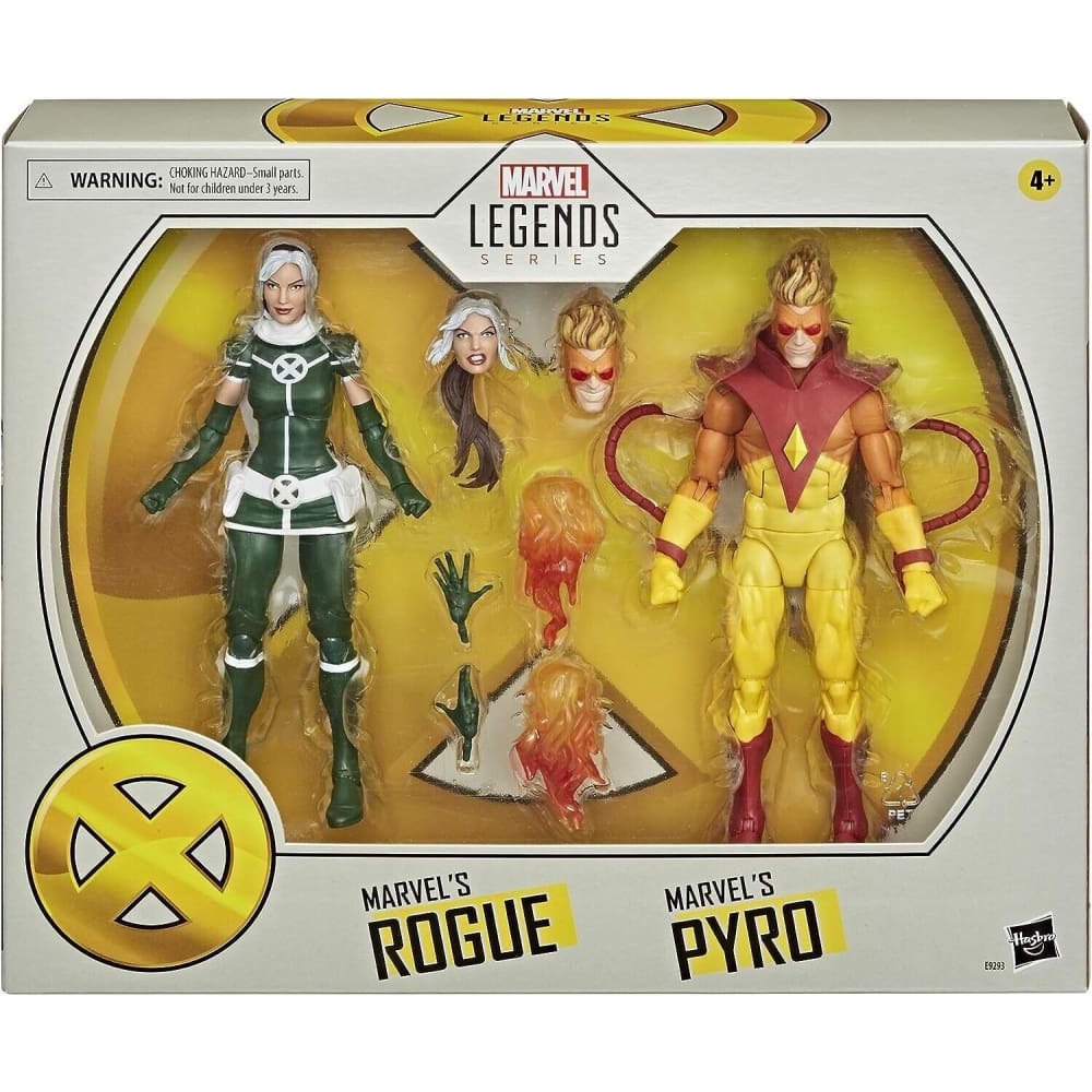 Marvel Legends X-Men Series - Rogue & Pyro Action Figure 2-Pack - Toys & Games:Action Figures & Accessories:Action Figures