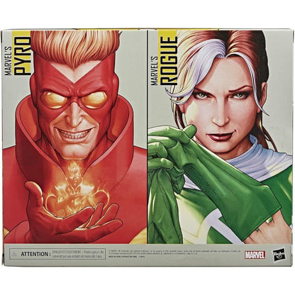 Marvel Legends X-Men Series - Rogue & Pyro Action Figure Set - Toys & Games:Action Figures & Accessories:Action Figures
