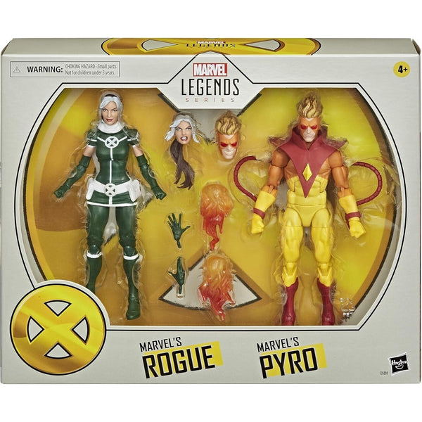 Marvel Legends X-Men Series - Rogue & Pyro Action Figure Set