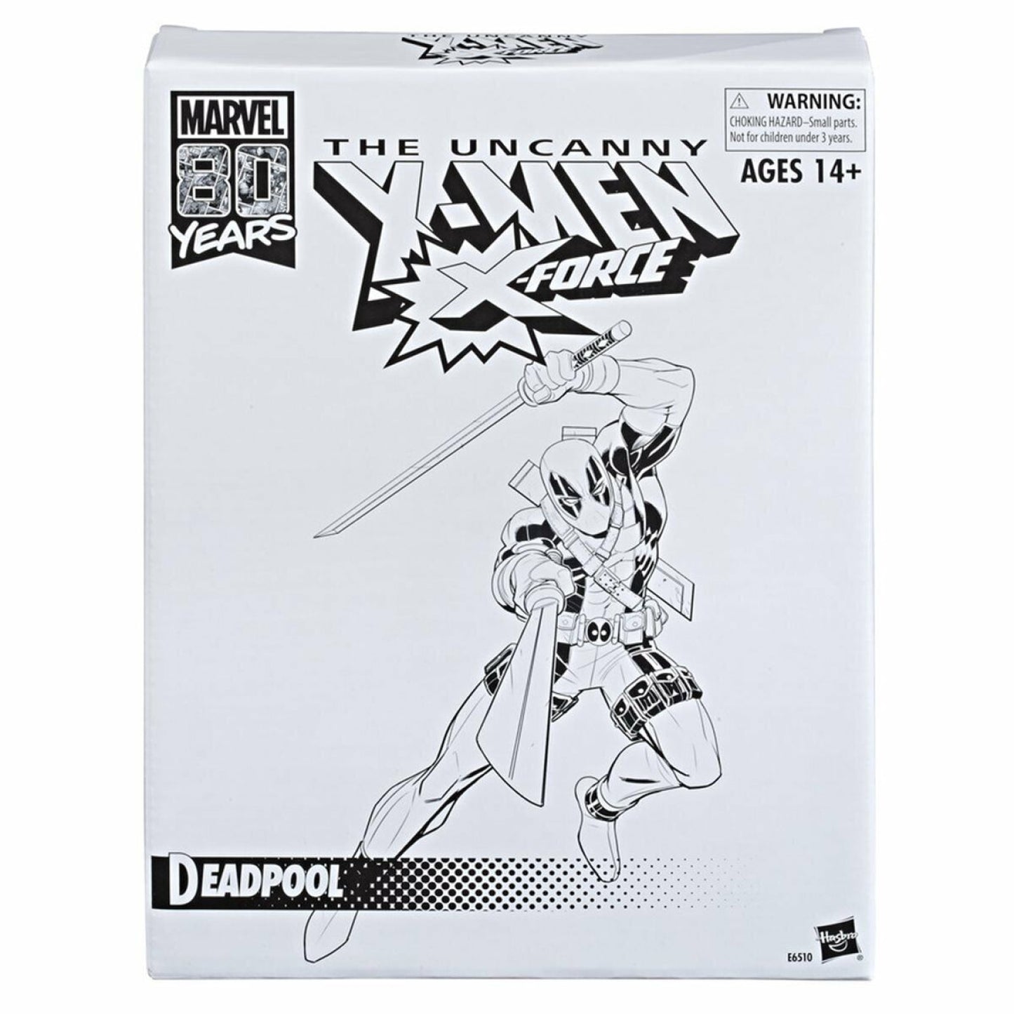 Marvel Legends X-Men X-Force Retro Wave - Deadpool Exclusive Action Figure Toys & Games:Action Figures Accessories:Action