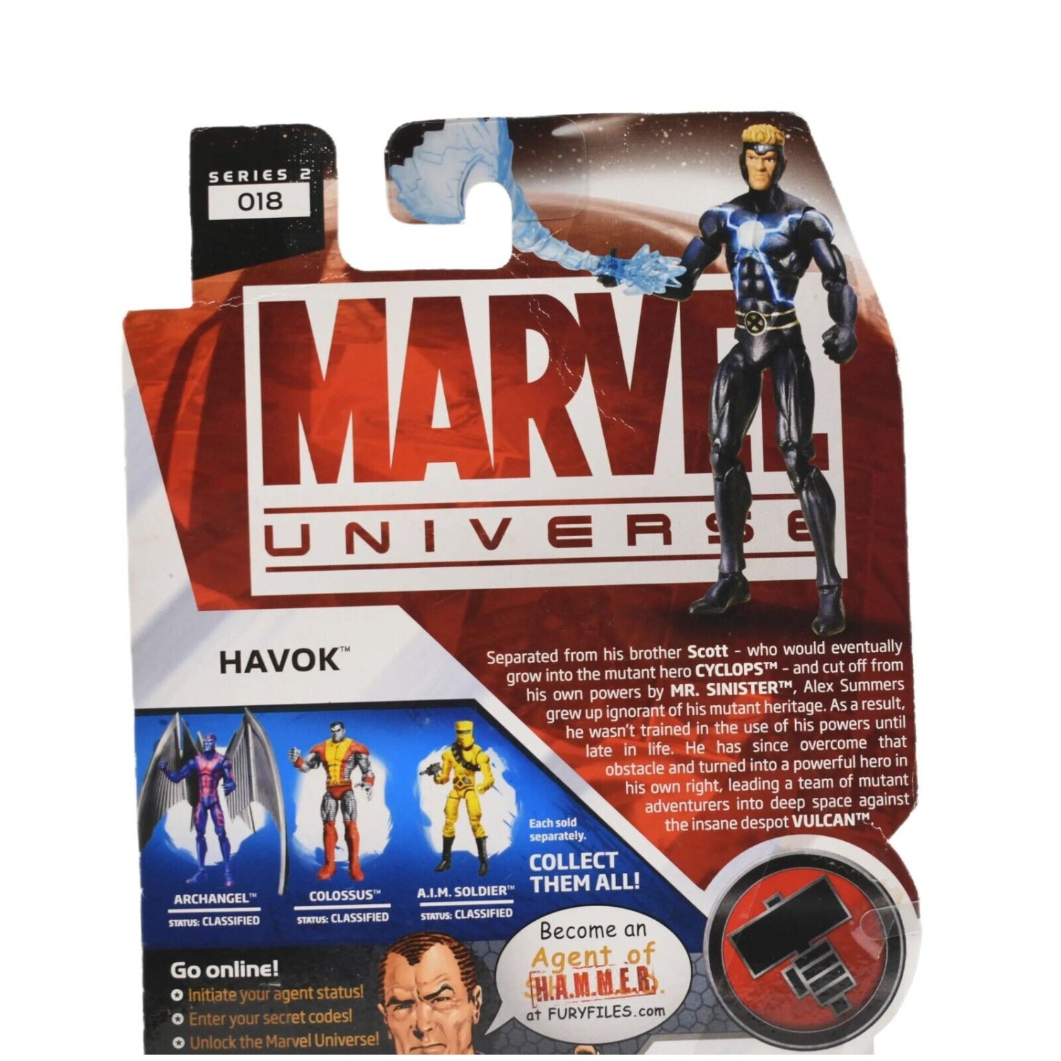 Marvel Universe - No.018 X-Men’s Havok 3.75’’ Scale Action Figure - Toys & Games:Action Figures & Accessories:Action Figures