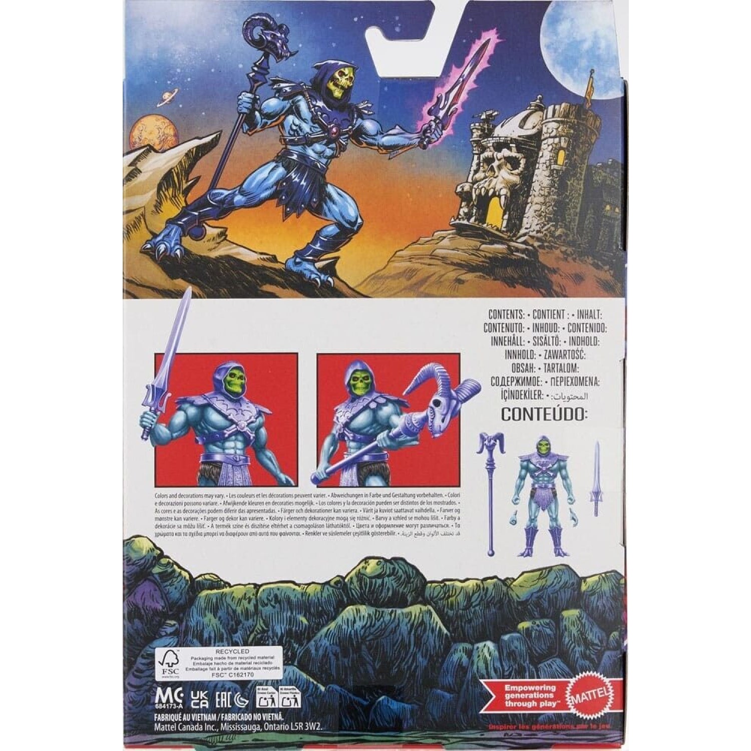 Masters of The Universe Masterverse Vintage Collection - Skeletor Action Figure - Toys & Games:Action Figures & Accessories:Action Figures