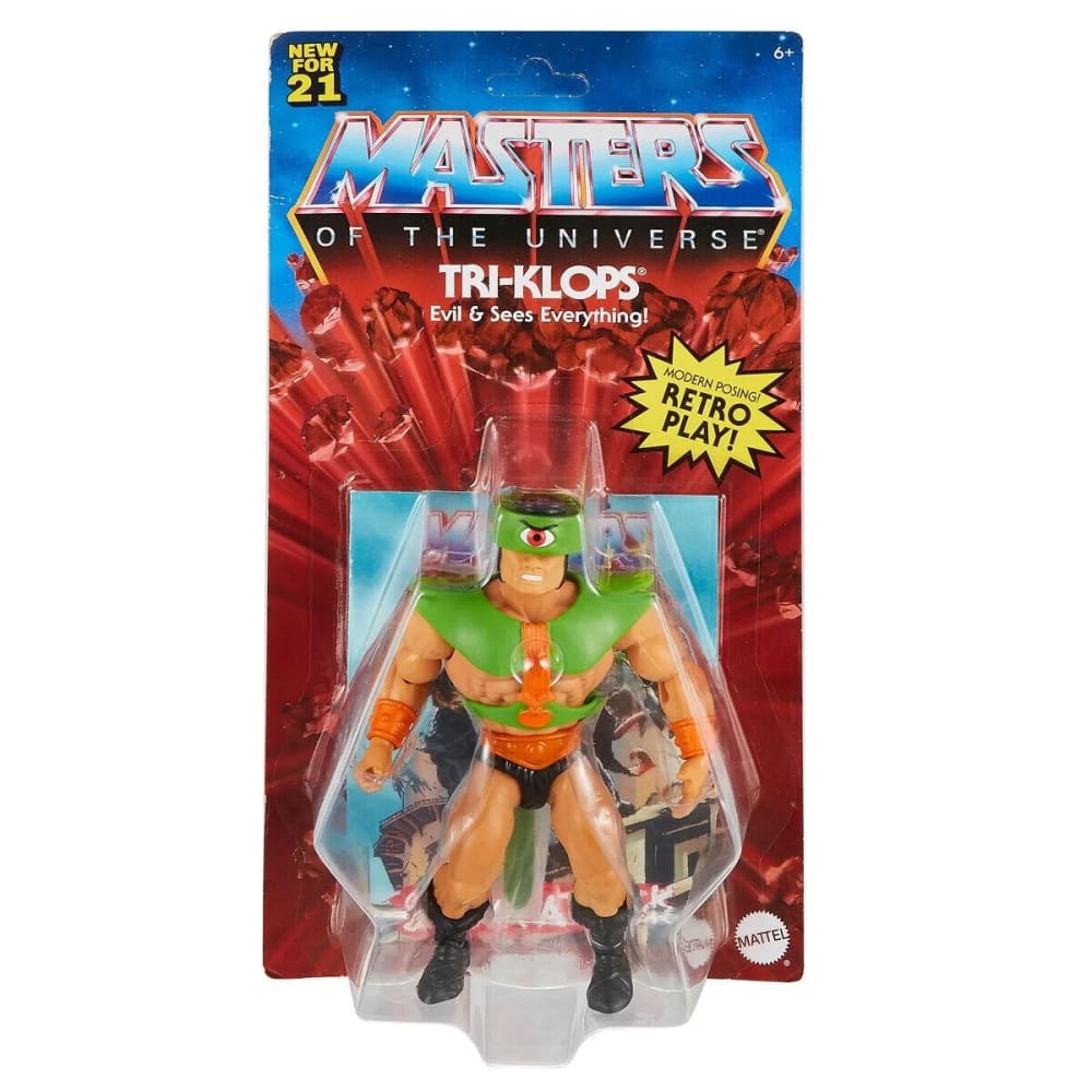 Masters of the Universe MOTU Origins - Tri - Klops Action Figure - Toys & Games:Action Figures & Accessories:Action Figures