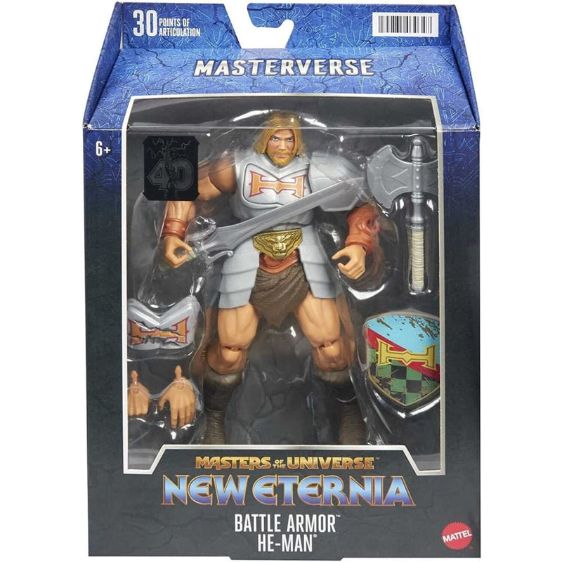 Masters of The Universe New Eternia Masterverse - Battle Armor He-Man COMING SOON Toys & Games:Action Figures Accessories:Action