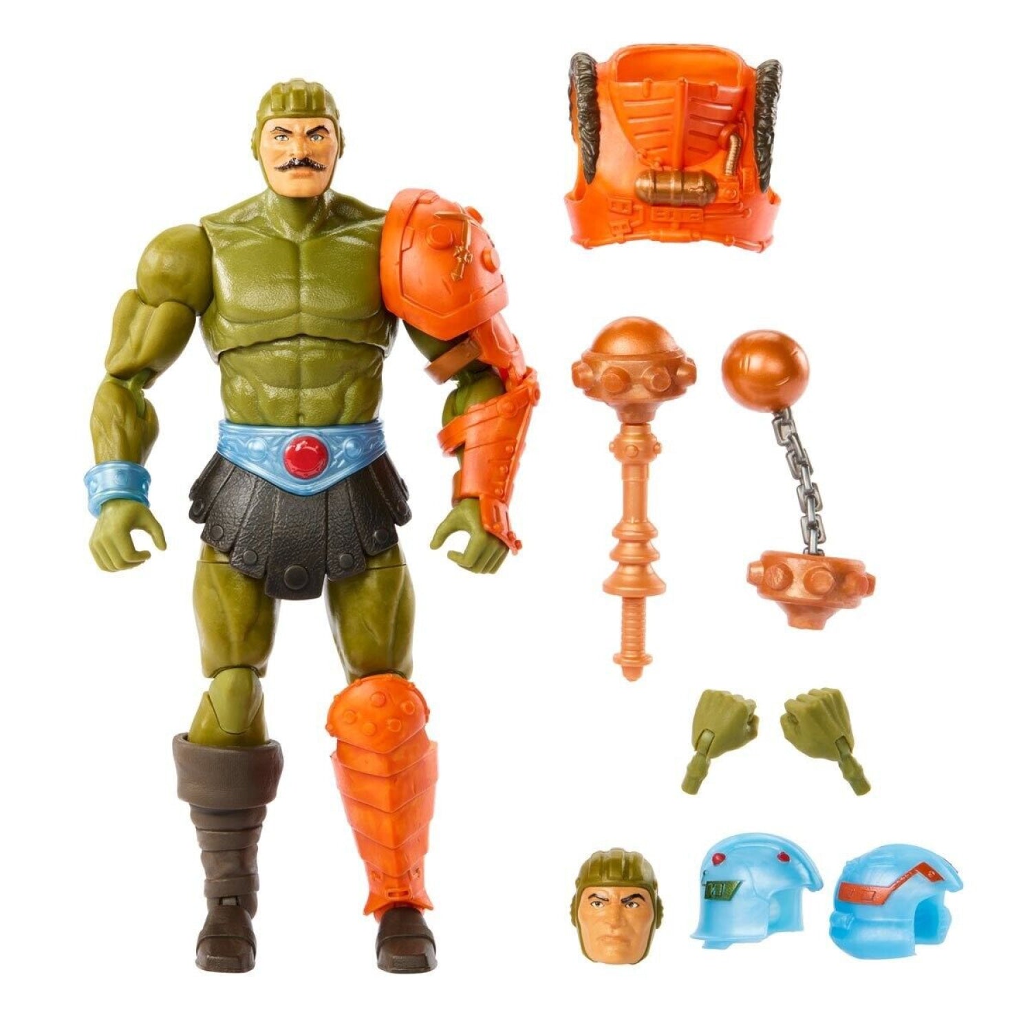 Masters of The Universe New Eternia Masterverse - Man-At-Arms Action Figure - Toys & Games:Action Figures & Accessories:Action Figures