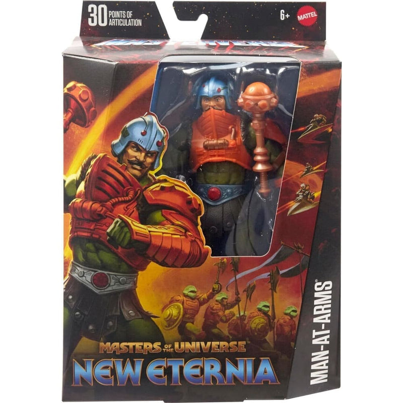 Masters of The Universe New Eternia Masterverse - Man-At-Arms Action Figure - Toys & Games:Action Figures & Accessories:Action Figures
